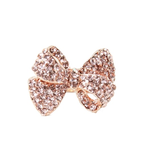T&J Designs Jewelry - T+J Champagne Bow Pave Ring